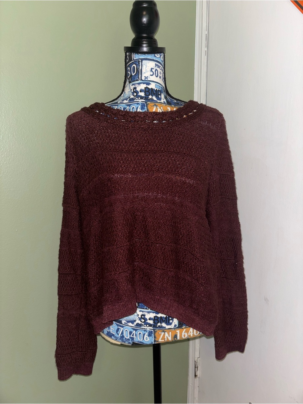 Moth Knit Crewneck Sweater